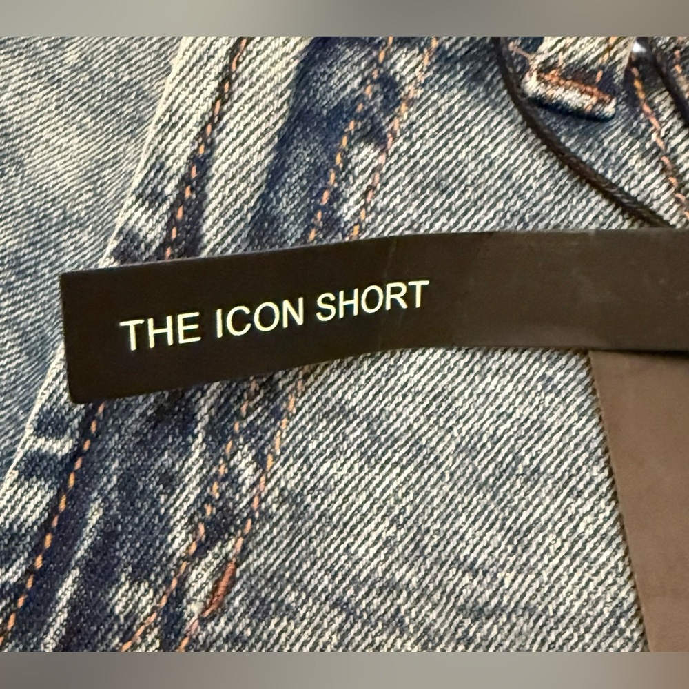 Kendall & Kylie Distressed Blue Jean Shorts - Picture 5 of 16